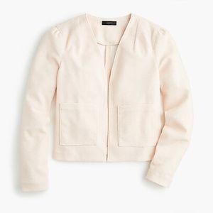 J. Crew Boucle Blazer in Pink
